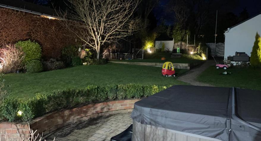 Garden Lighting Installation in Leeds by Duravault